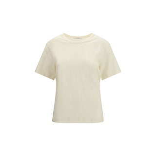 Camiseta de algodón beige