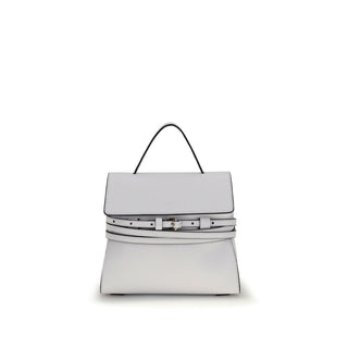 White Calf Leather Bos Taurus Handbag