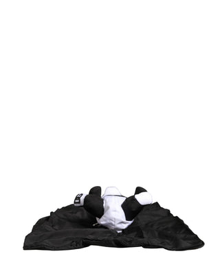 Herren Schwarze Polyester Panda Stofftier-Einkaufstasche