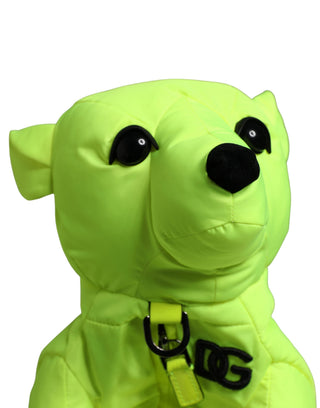 Cinturón de cintura verde de poliéster con silueta de animal