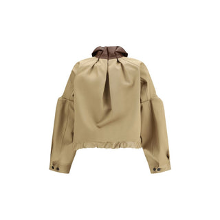 Bomber de algodón beige