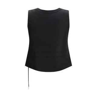 Schwarze Polyester-Weste