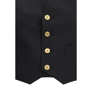 Schwarze Polyester-Weste