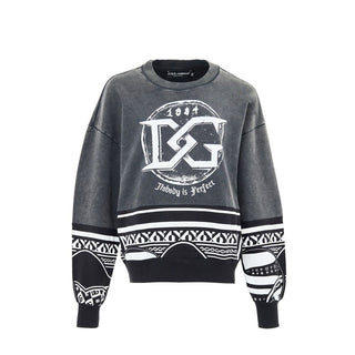Black Cotton Sweatshirt