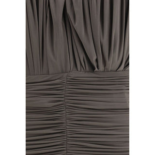 Brown Copper Casual Dress