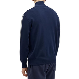 Blauer Nylon-Cardigan