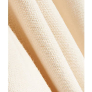 Camiseta polo de algodón beige