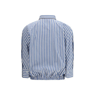 Blue Cotton Pattern Shirt