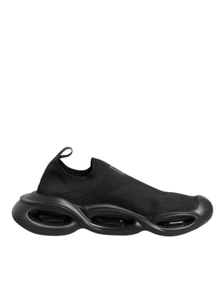 Black Slip On Wave Low Top Sneakers Shoes