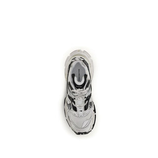 Gray Polyethylene Athletic Sneakers