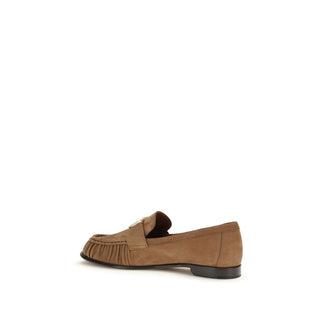 Braune Lammfell-Slipper Ovis Aries Aries