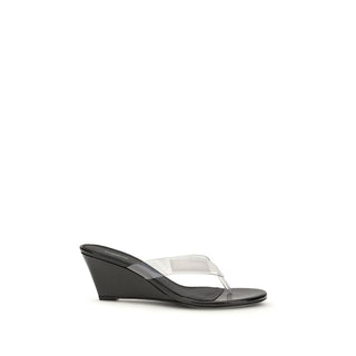 Chanclas negras de PVC