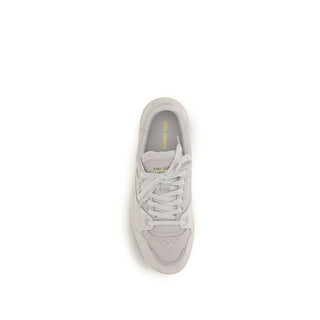 Graue Kalbsleder Bos Taurus Low Top Sneakers