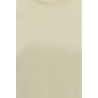 Camiseta de algodón beige