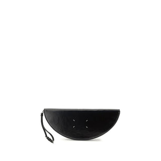 Bolso de mano Bos Taurus de cuero de becerro negro
