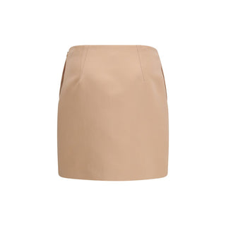 Mehrfarbiger Polyester-Minirock
