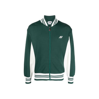Zweifarbige Nylon-Bomberjacke