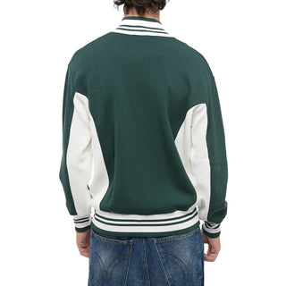 Zweifarbige Nylon-Bomberjacke