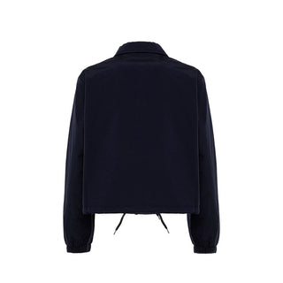 Chaqueta con caparazón de poliéster azul