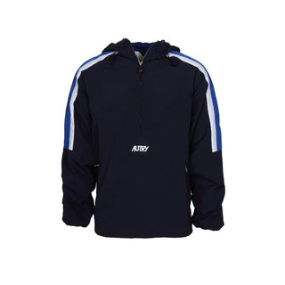 Chaqueta shell de nailon azul