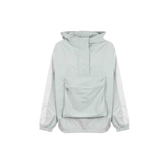 Chaqueta shell de nailon azul