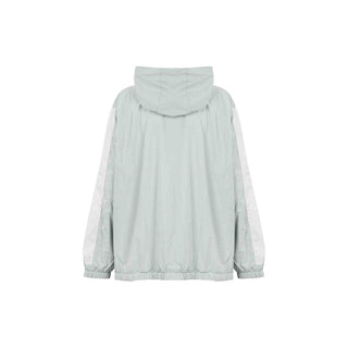 Chaqueta shell de nailon azul