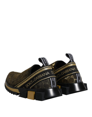 Gold-Glitzer-Leopard-Sorrento-Sneakerschuhe