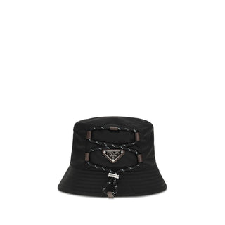 Sombrero tipo bucket de poliamida reciclada negro