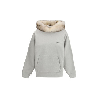 Sudadera gris de algodón