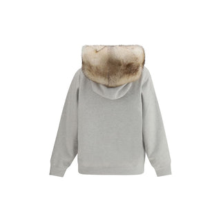 Sudadera gris de algodón