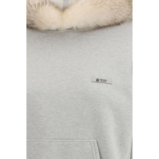 Sudadera gris de algodón