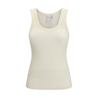 Beige Wool Oves Aries Sleeveles T-Shirt