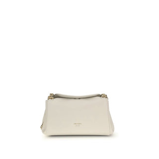White Calf Leather Bos Taurus Shoulder Bag