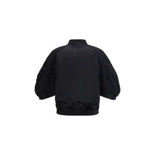 Black Cotton Denim Jacket
