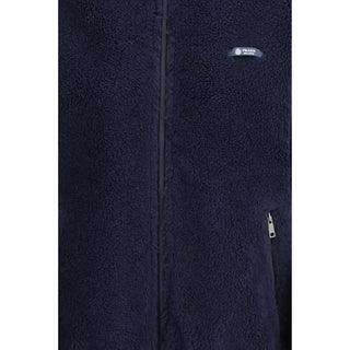 Blue Polyamide Full-Length Jacket