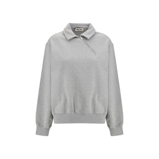 Gray Cotton Sweatshirt