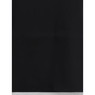 Camiseta sin mangas negra de seda