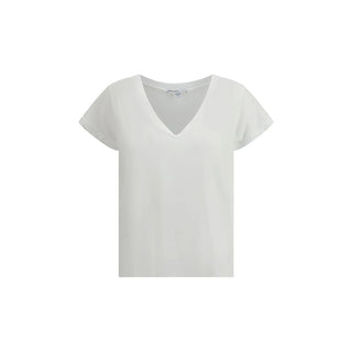 Camiseta de algodón blanca