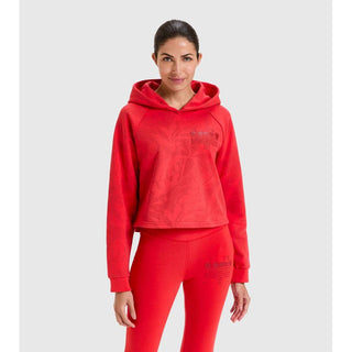 Sudadera de algodón roja