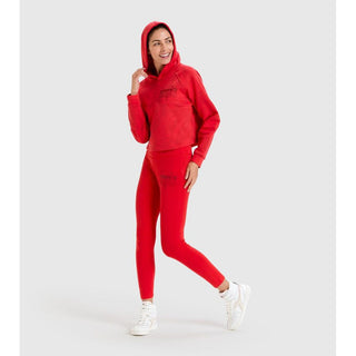 Rotes Baumwoll-Sweatshirt