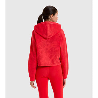 Rotes Baumwoll-Sweatshirt