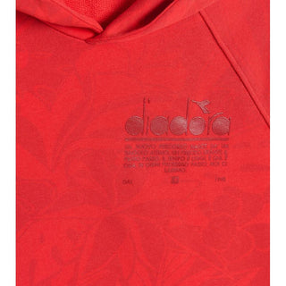 Rotes Baumwoll-Sweatshirt