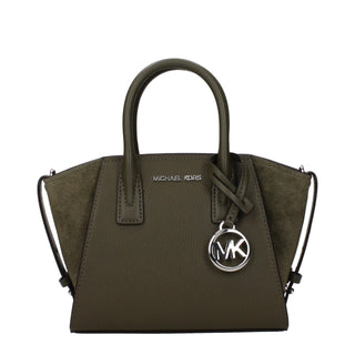 Grüne Lederhandtasche