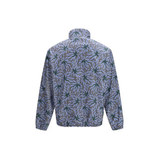 Blaue Jacke aus recyceltem Polyamid