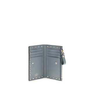 Cartera Bos Taurus de piel de becerro azul