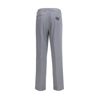 Pantalones casuales de algodón gris