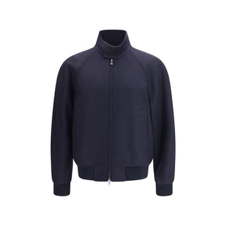 Blauer Kaschmir-Bomber