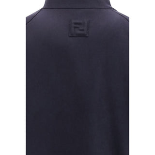 Blue Cashmere Bomber