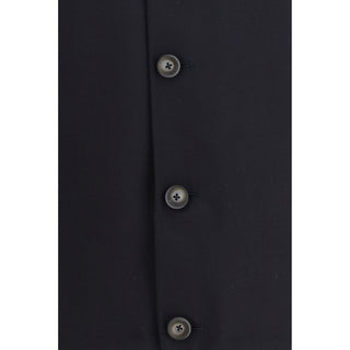 Blue Elastane Coat