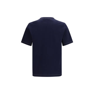 Blaues Baumwoll-T-Shirt